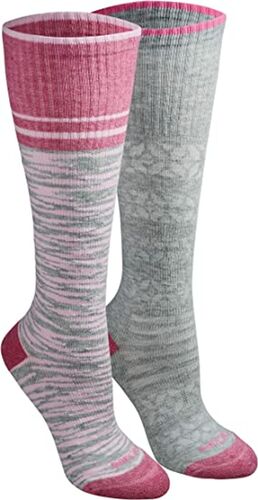 Women's 2-Pack Compression Socks in Blue - Size 6-9
